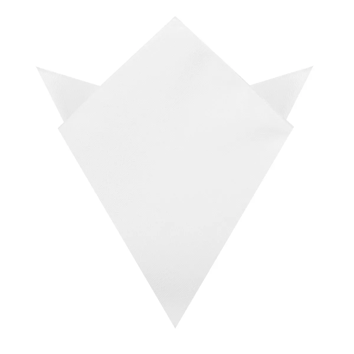 Ivory Crisp Twill Pocket Square sold by OTAA