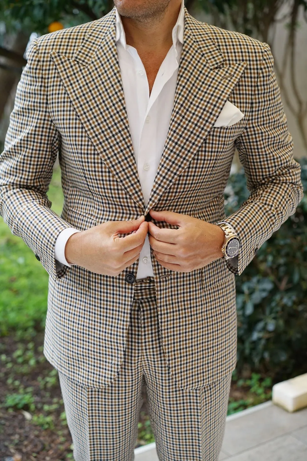 Ivory Crisp Satin Pocket Square sold by OTAA product image thumbnail 4