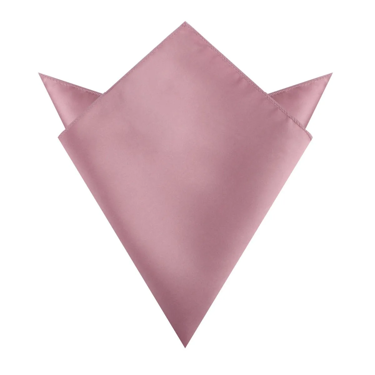 Dusty Rose Pink Satin Pocket Square sold by OTAA