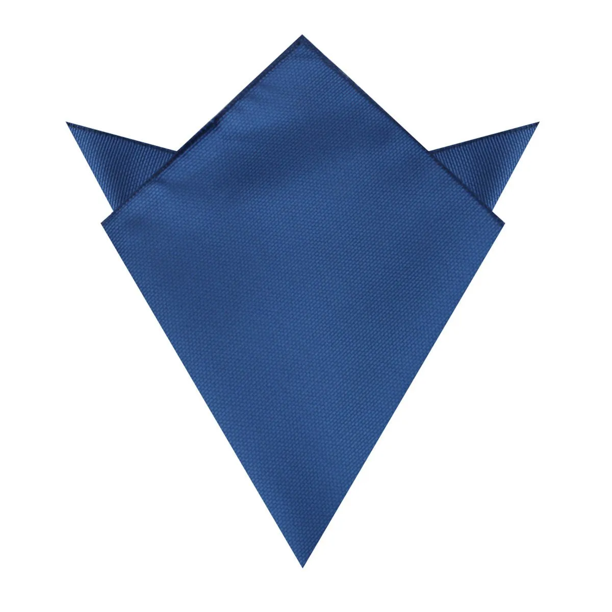 Ultramarine Classic Navy Blue Weave Pocket Square sold by OTAA