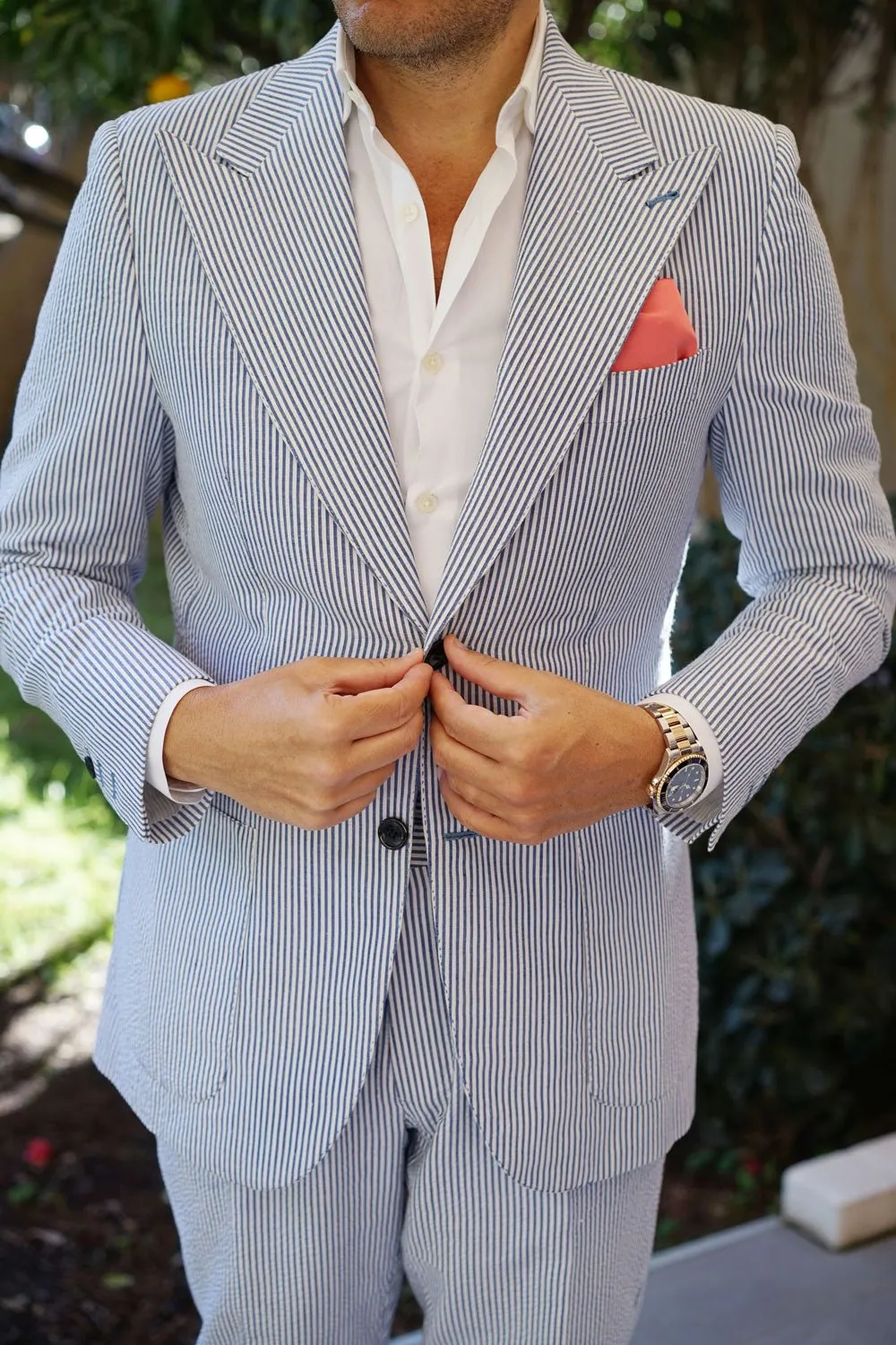 Coral Reef Satin Pocket Square sold by OTAA product image thumbnail 4