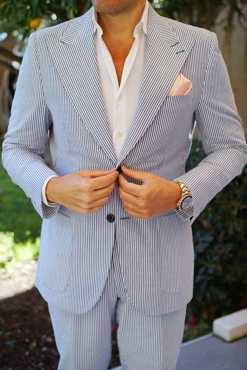 Petal Pink Twill Pocket Square sold by OTAA product image thumbnail 5