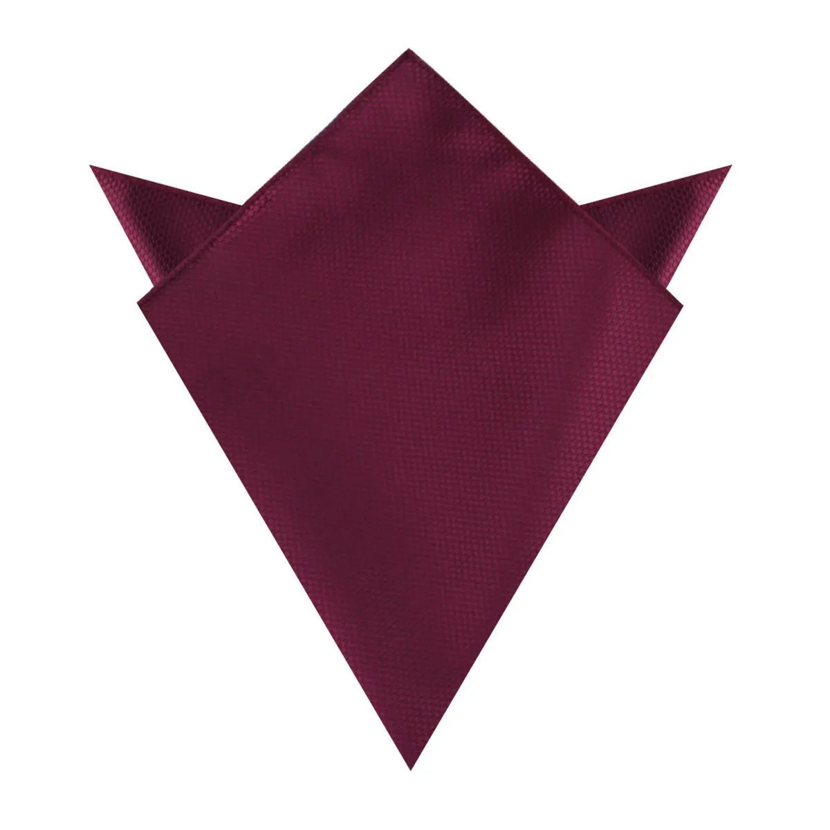 Burgundy Basket Weave Pocket Square sold by OTAA