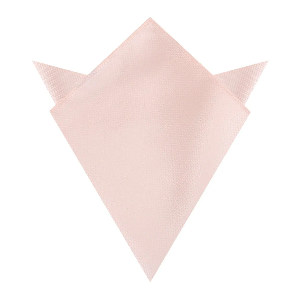 Blush Pink Basket Weave Pocket Square sold by OTAA