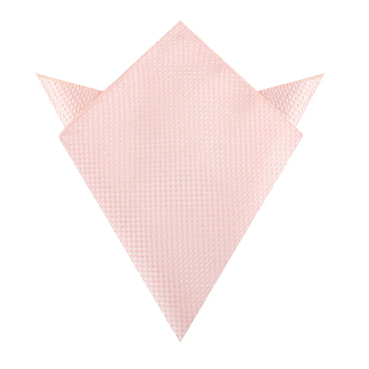 Pink Basket Weave Checkered Pocket Square sold by OTAA