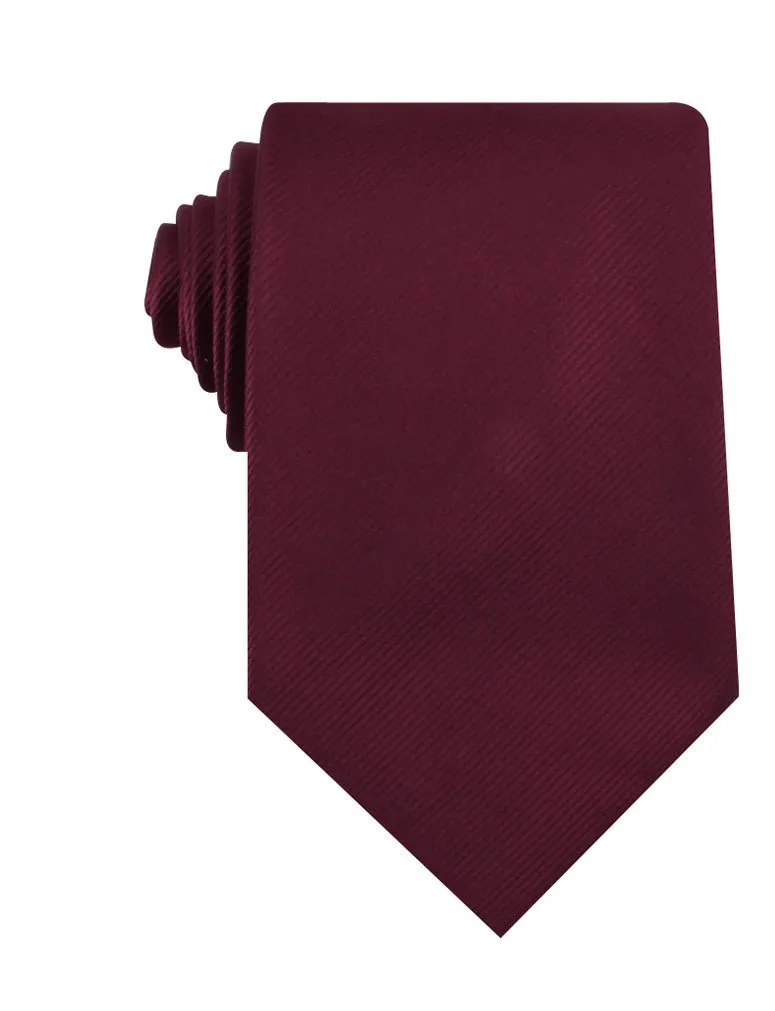 Dark Merlot Wine Twill Necktie sold by OTAA