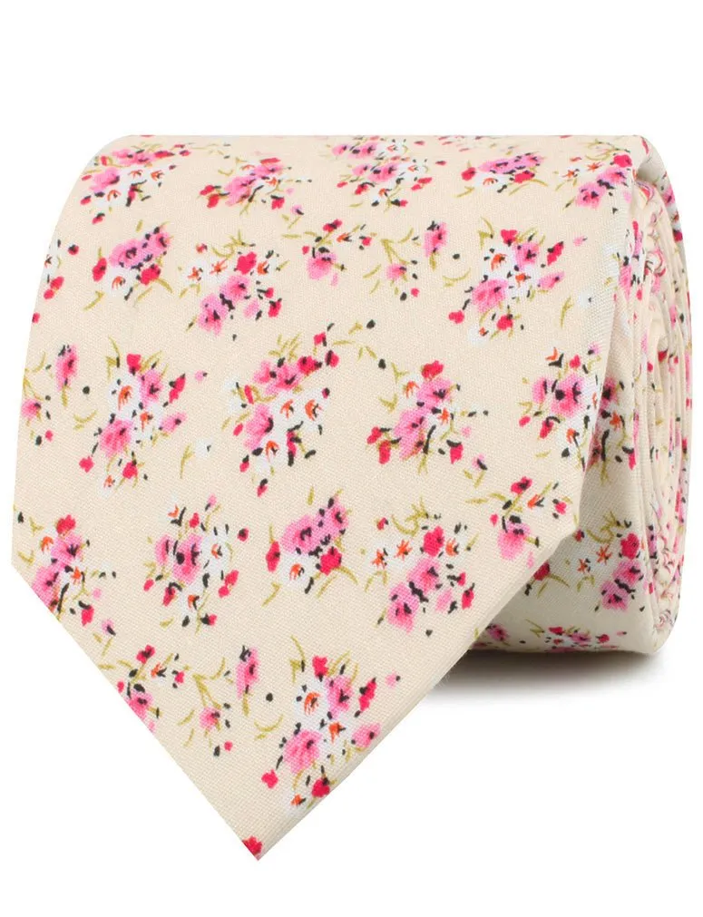 Río Pink Rose Floral Necktie sold by OTAA product image thumbnail 2