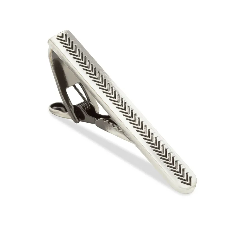 Antique Silver Arrow Tie Bar made by OTAA