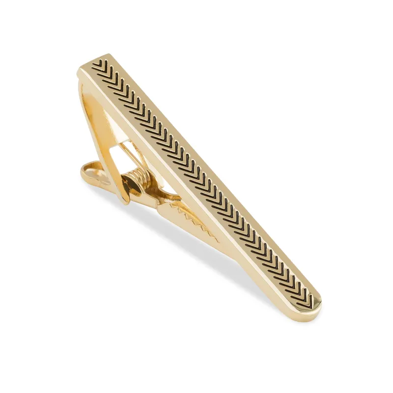 Gold Arrow Tie Bar made by OTAA