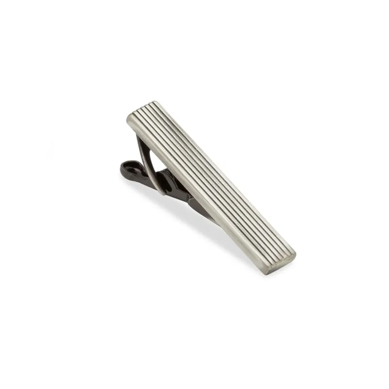 Mini Antique Silver Eddington Tie Bar made by OTAA