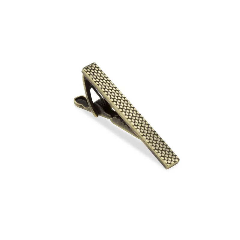 Mini Connery Antique Brass Tie Bar made by OTAA