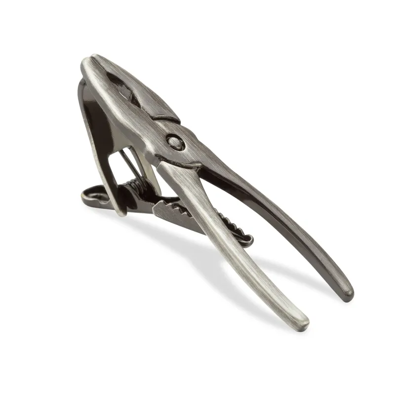 Antique Silver Pliers Tie Bar made by OTAA