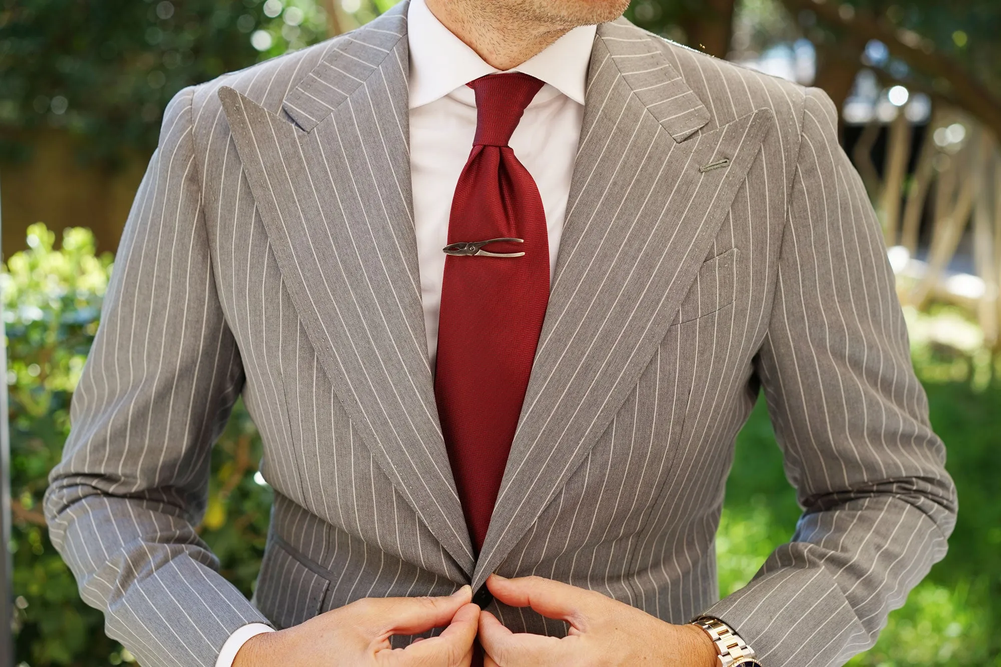 Antique Silver Pliers Tie Bar sold by OTAA product image thumbnail 3