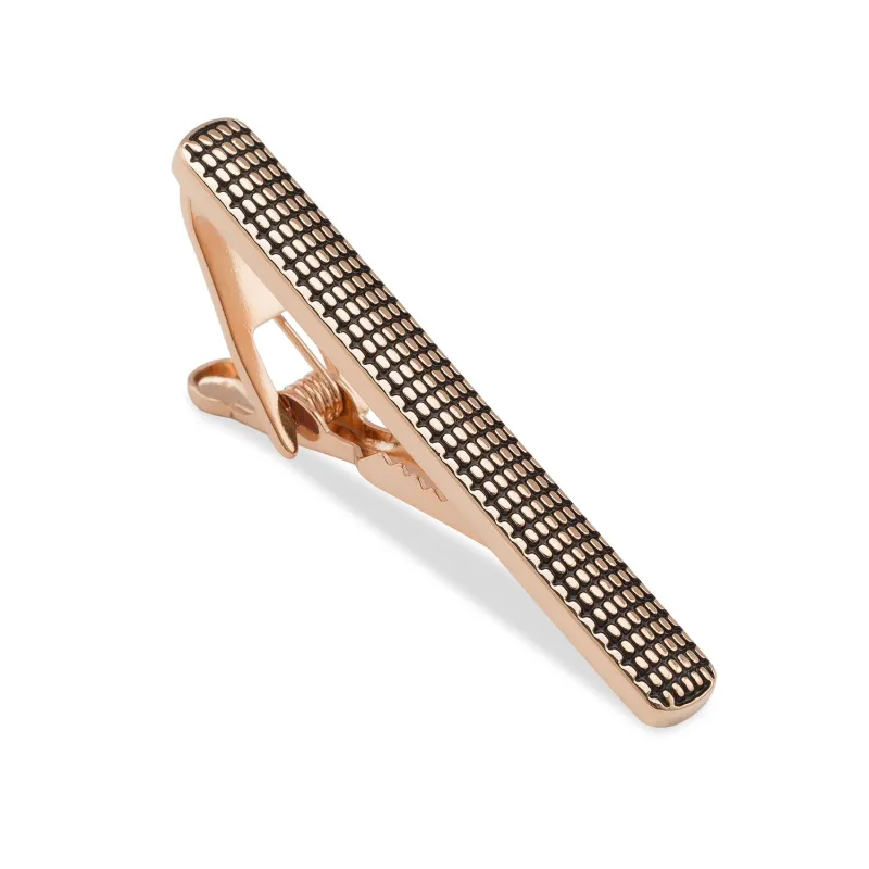 Royale Rose Gold Tie Bar made by OTAA