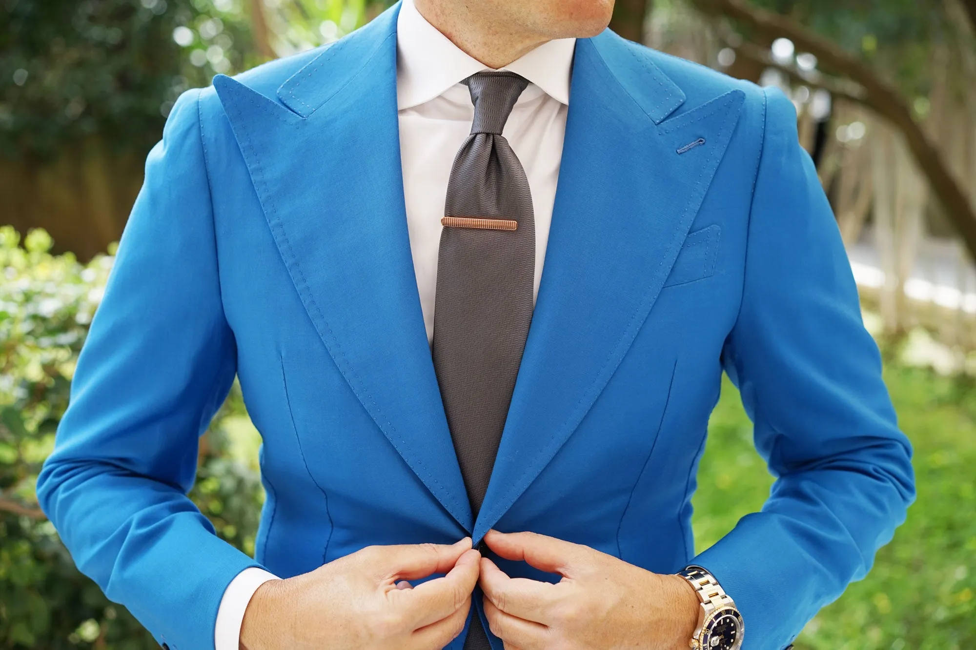 Royale Rose Gold Tie Bar sold by OTAA product image thumbnail 3