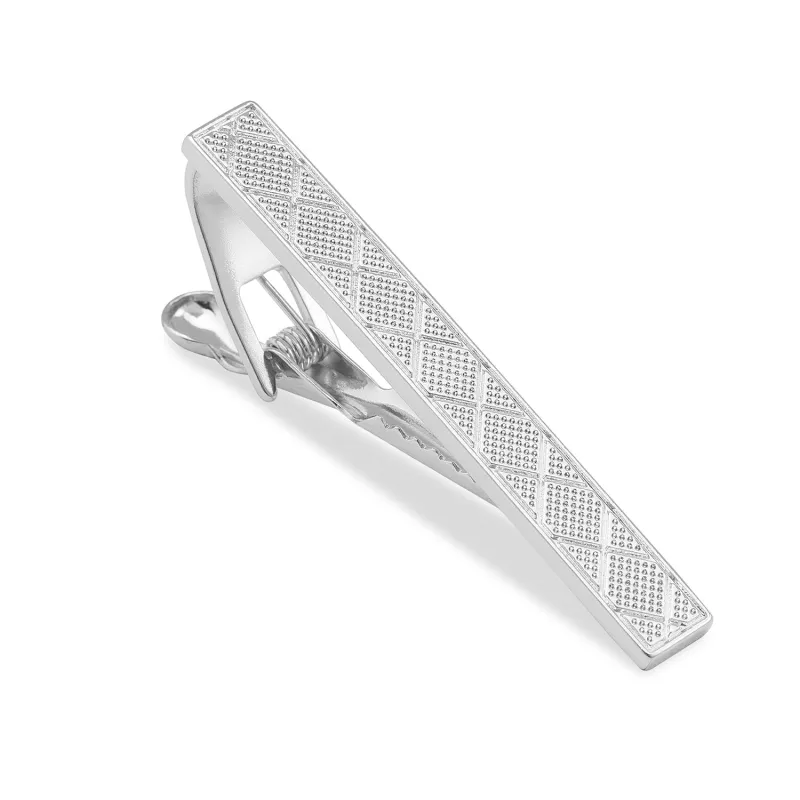 Monte Carlo Silver Tie Bar made by OTAA