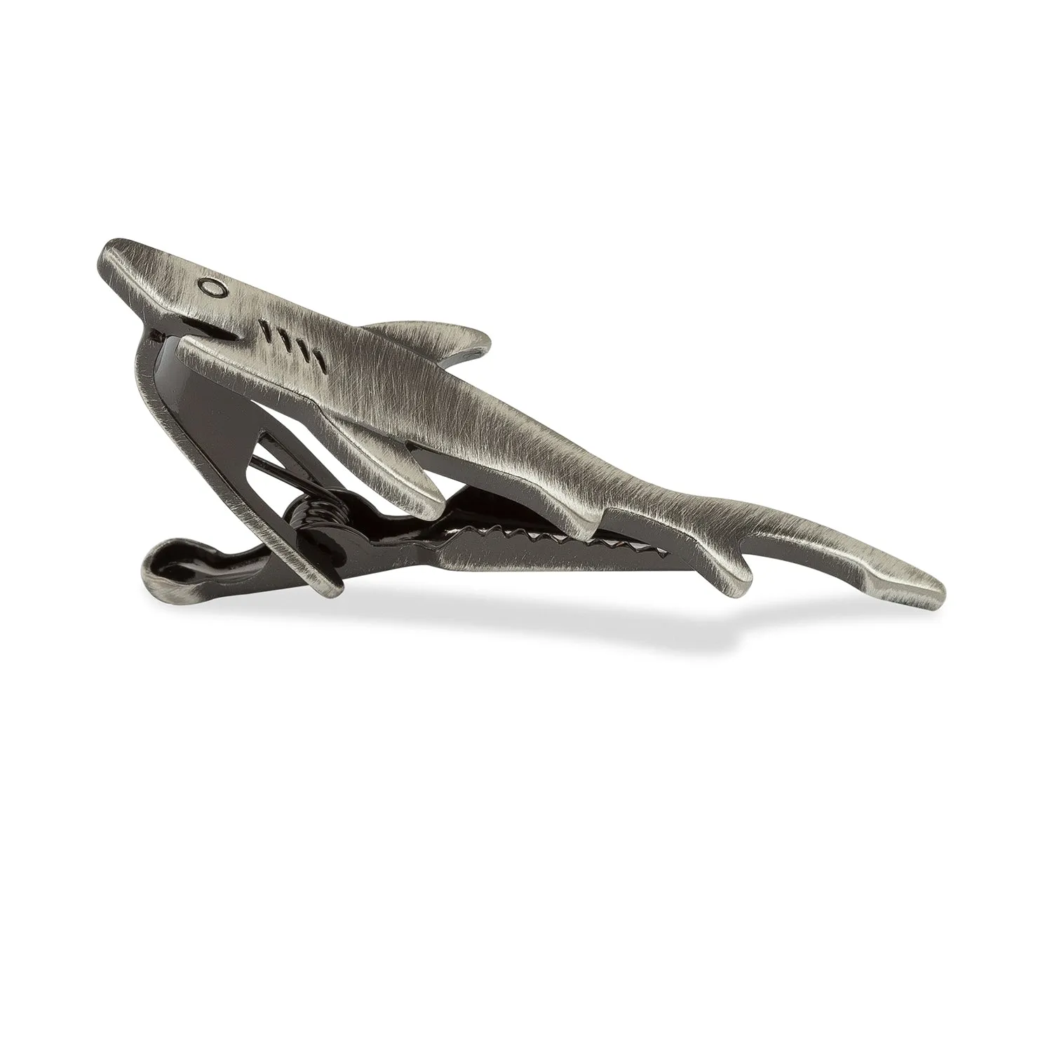 Antique Silver Shark Tie Bar sold by OTAA product image thumbnail 2