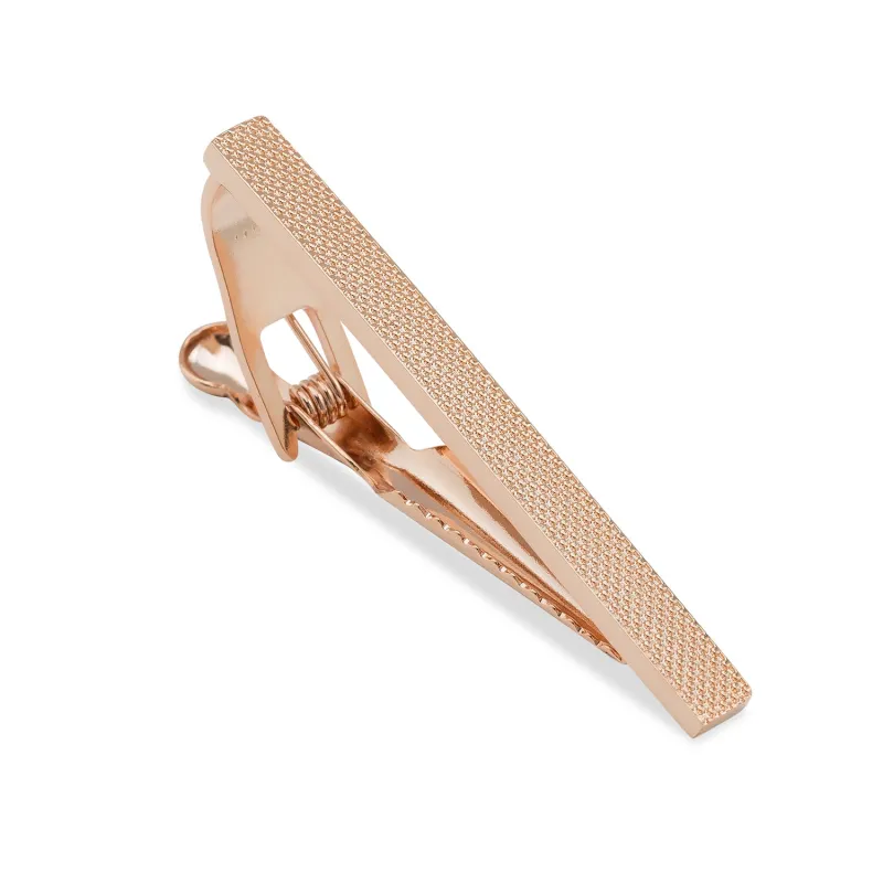 Bond Rose Gold Tie Bar made by OTAA