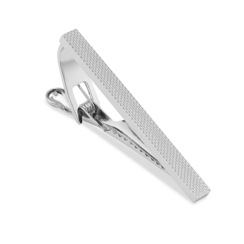 Bond Silver Tie Bar made by OTAA