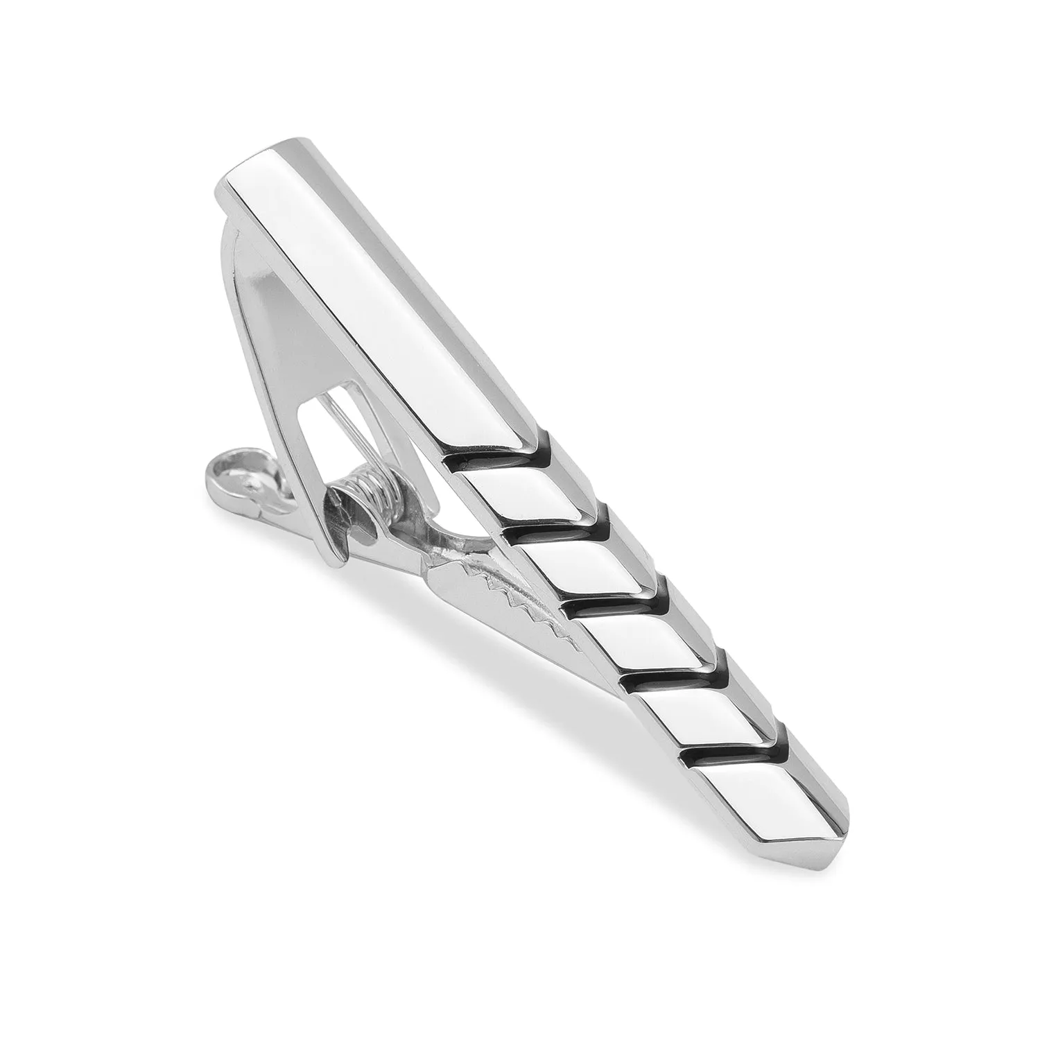 Silver Chevron Tie Bar sold by OTAA