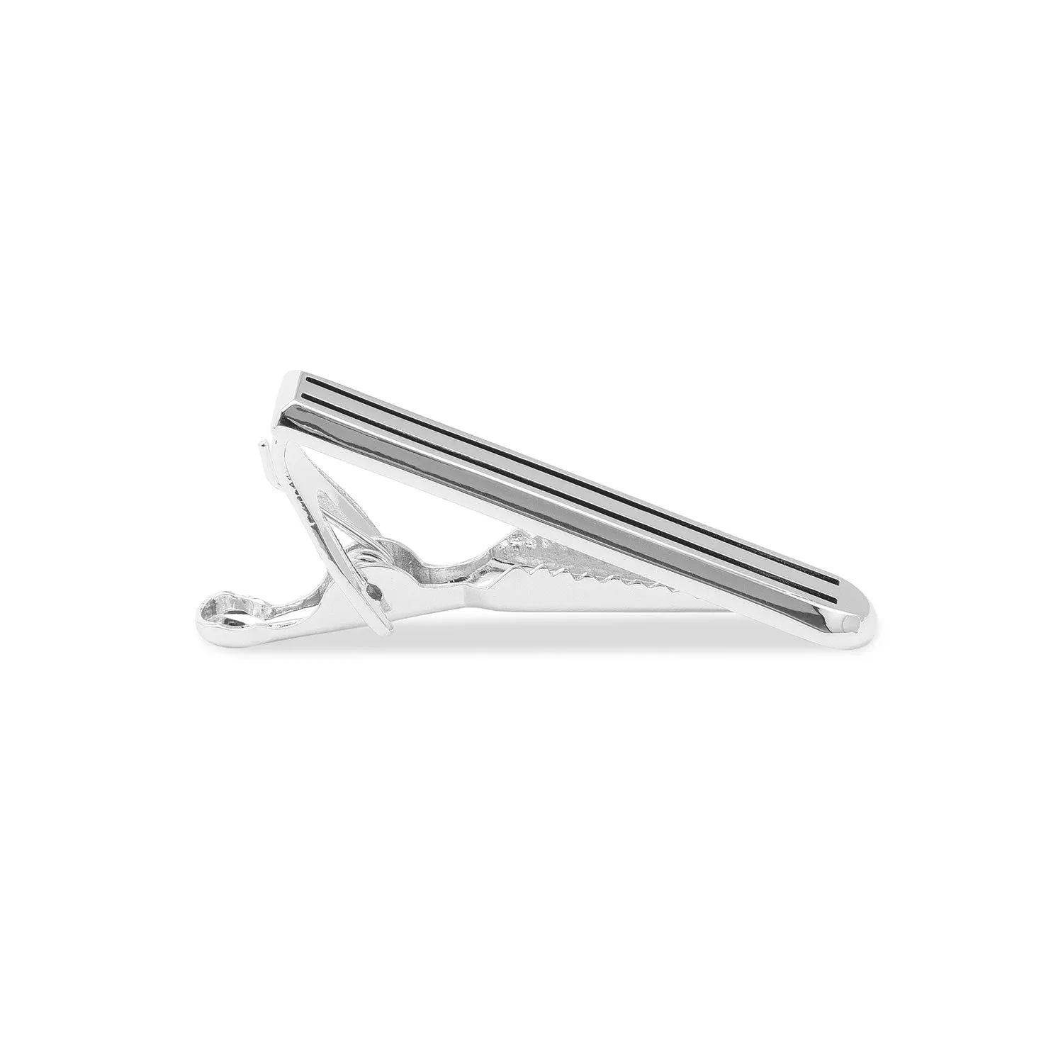 Mini Silver Pinstripe Tie Bar sold by OTAA product image thumbnail 2