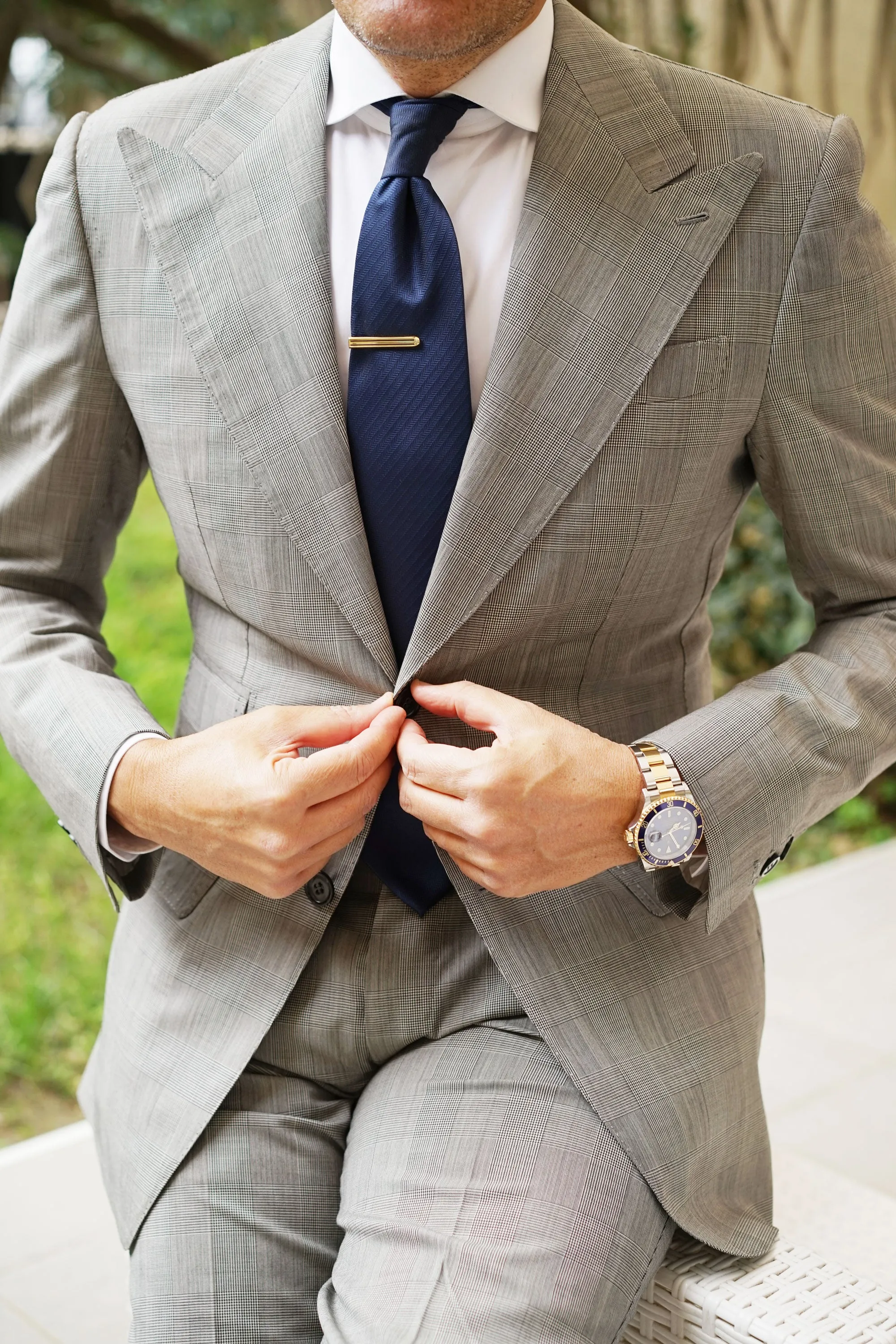 Mini Gold Pinstripe Tie Bar sold by OTAA product image thumbnail 5