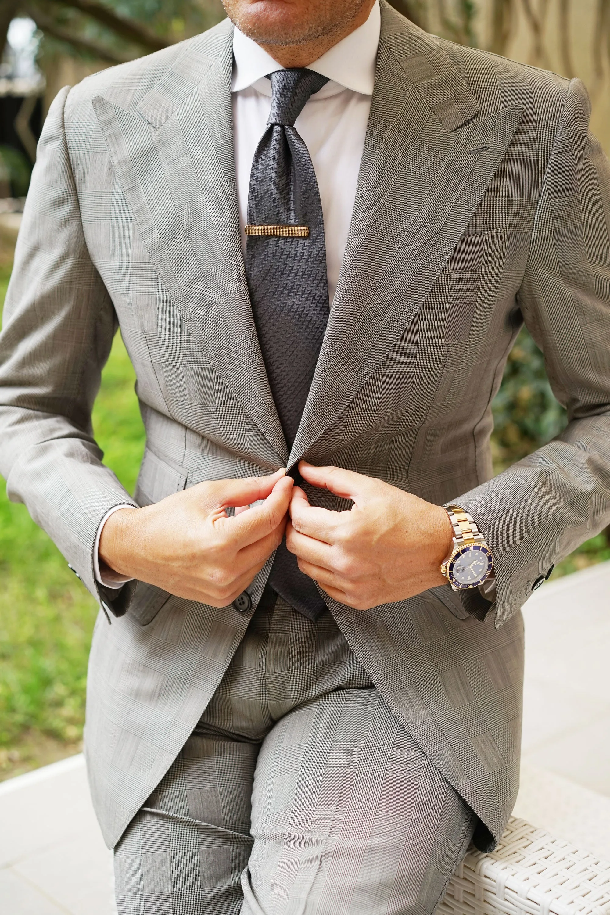 Gold Stippled Tie Bar sold by OTAA product image thumbnail 5