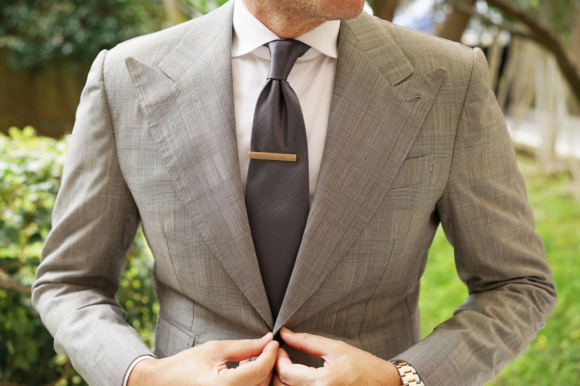Gold Stippled Tie Bar sold by OTAA product image thumbnail 3