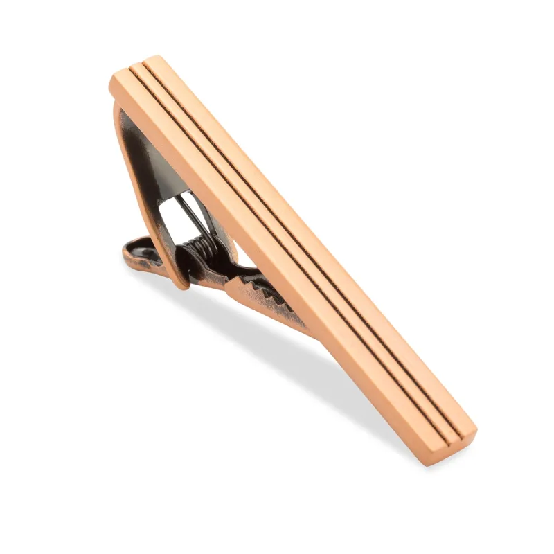 Sinatra Antique Copper Tie Bar made by OTAA