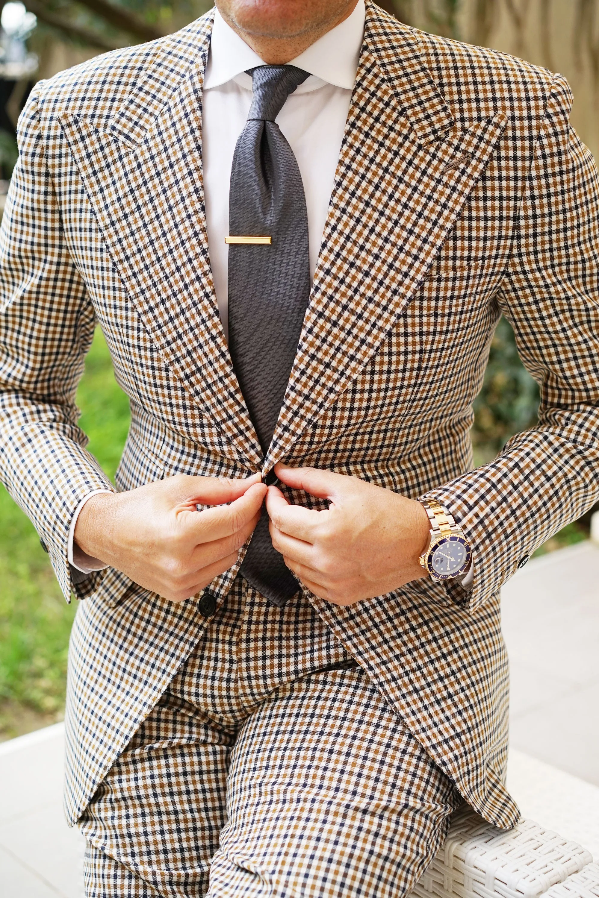 Mini Gold Ingot Tie Bar sold by OTAA product image thumbnail 5