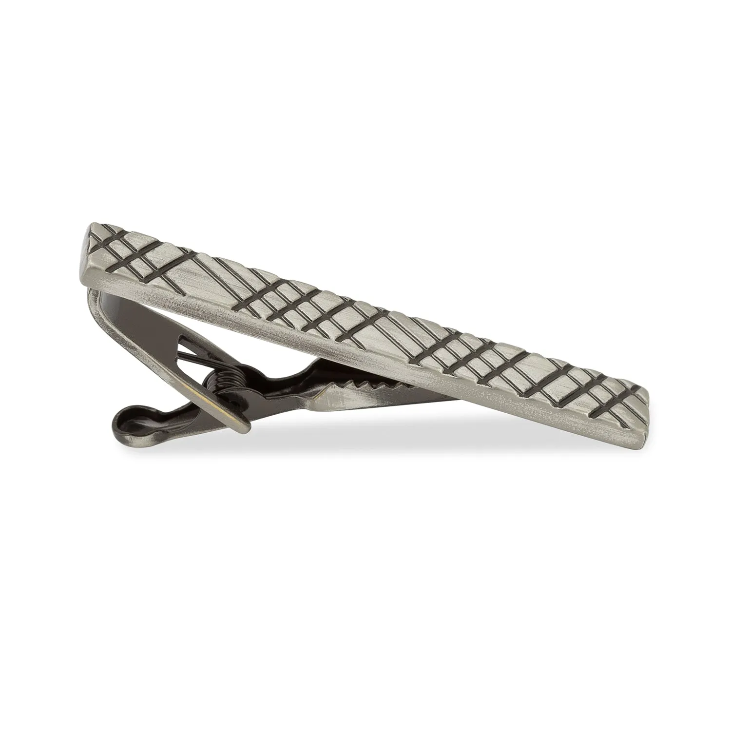 Crosshatch Antique Silver Tie Bar sold by OTAA product image thumbnail 2