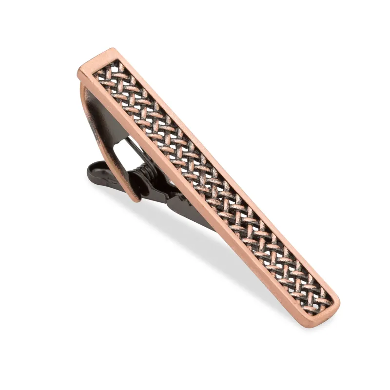 King Longshanks Antique Copper Tie Bar made by OTAA