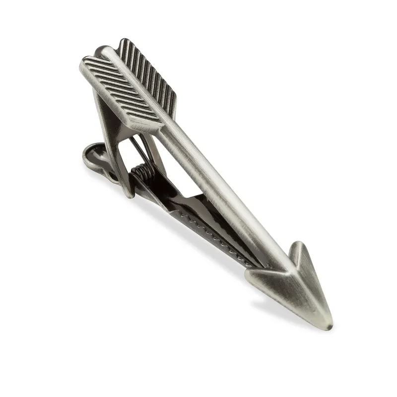 Stallone Silver Arrow Tie Bar made by OTAA