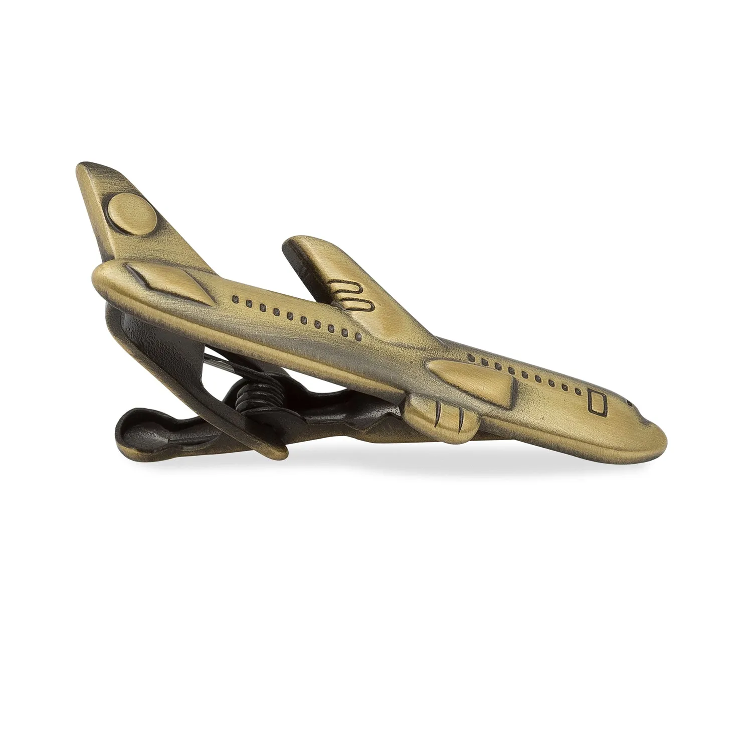 Antique Brass Airplane Tie Bar sold by OTAA product image thumbnail 2