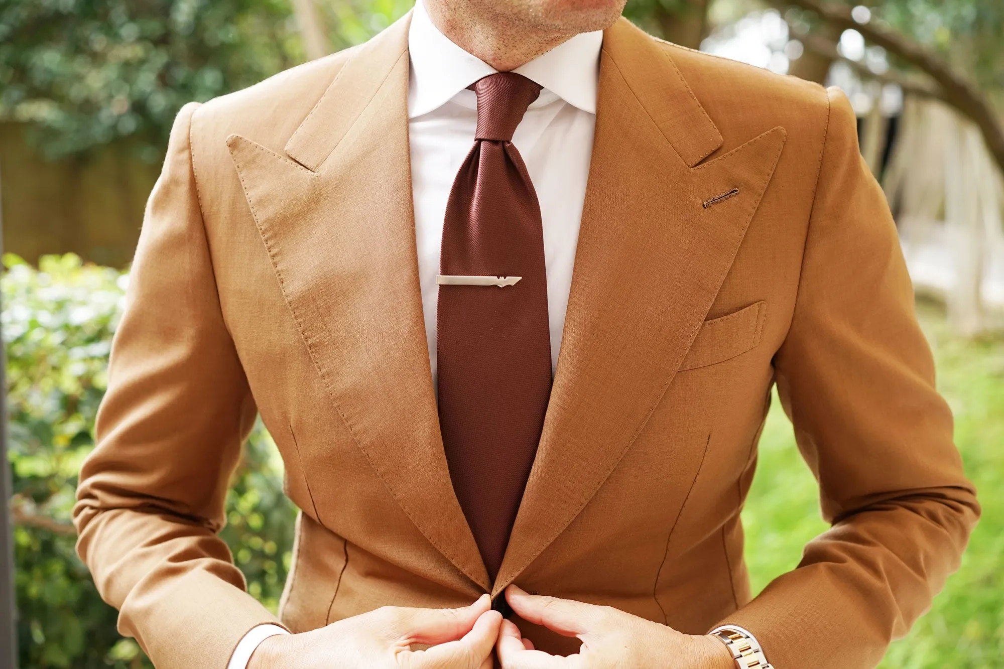 Mr. Wayne Silver Tie Bar sold by OTAA product image thumbnail 3