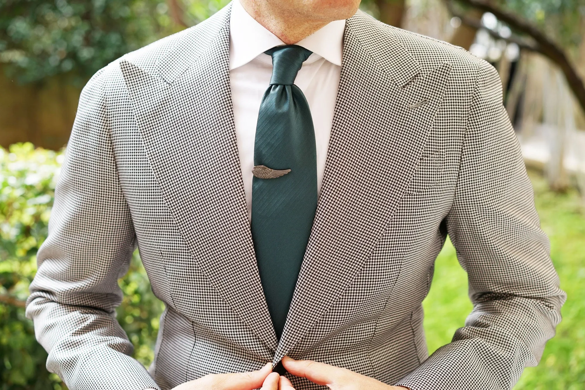 Angel Wing Gunmetal Tie Bar sold by OTAA product image thumbnail 3