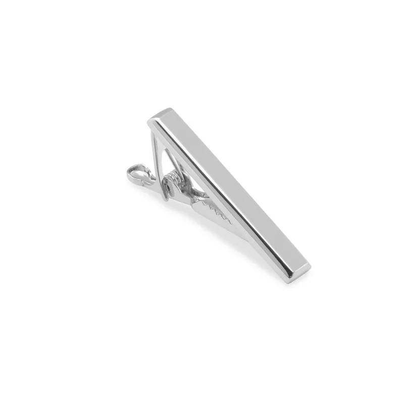 Mini Silver Ingot Tie Bar made by OTAA