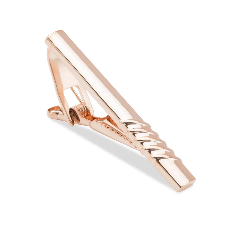 Wiseman Rose Gold Tie Bar made by OTAA