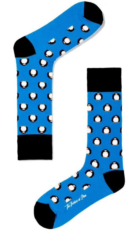 Happy Penguin Socks made by OTAA