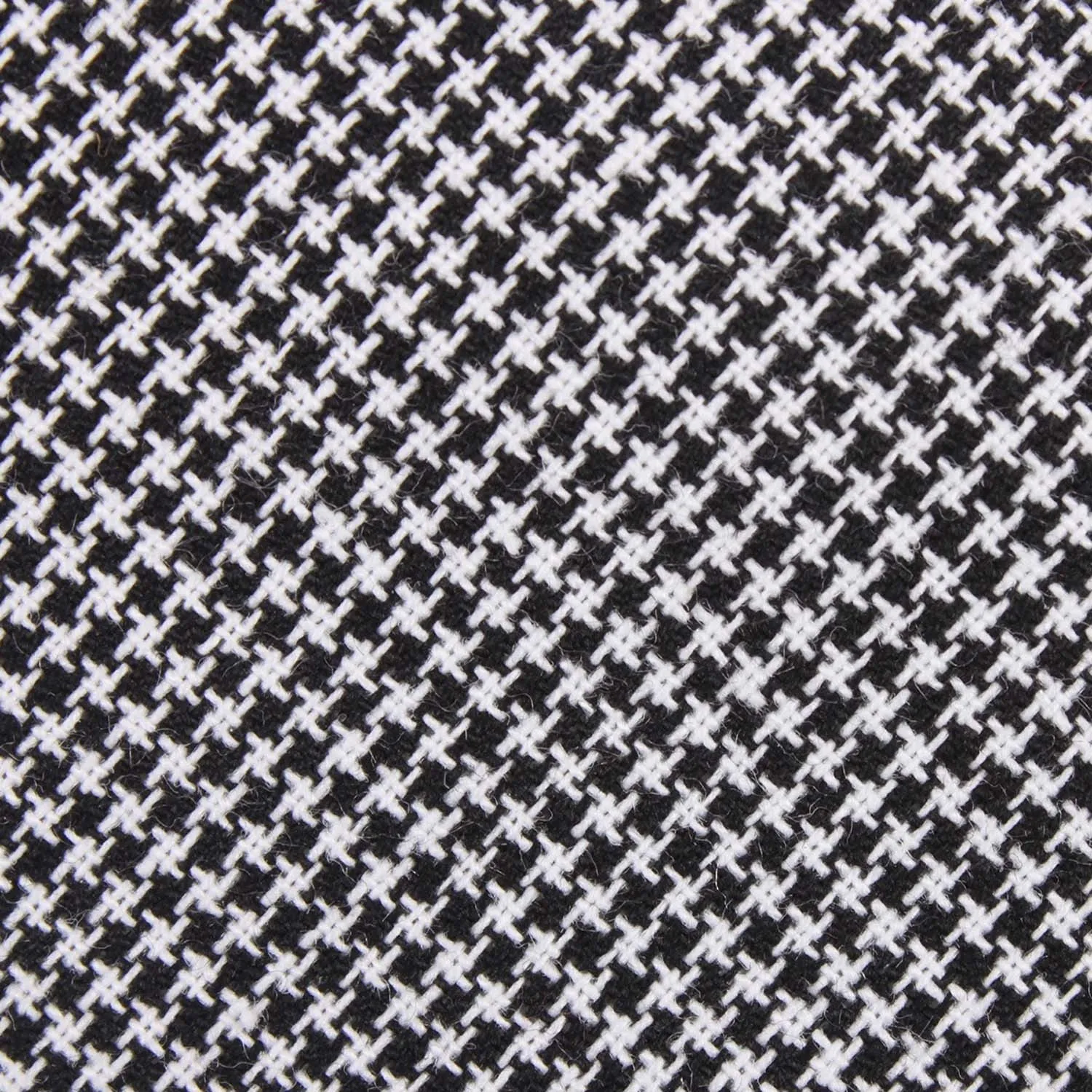Black & White Houndstooth Cotton Bow Tie sold by OTAA product image thumbnail 2