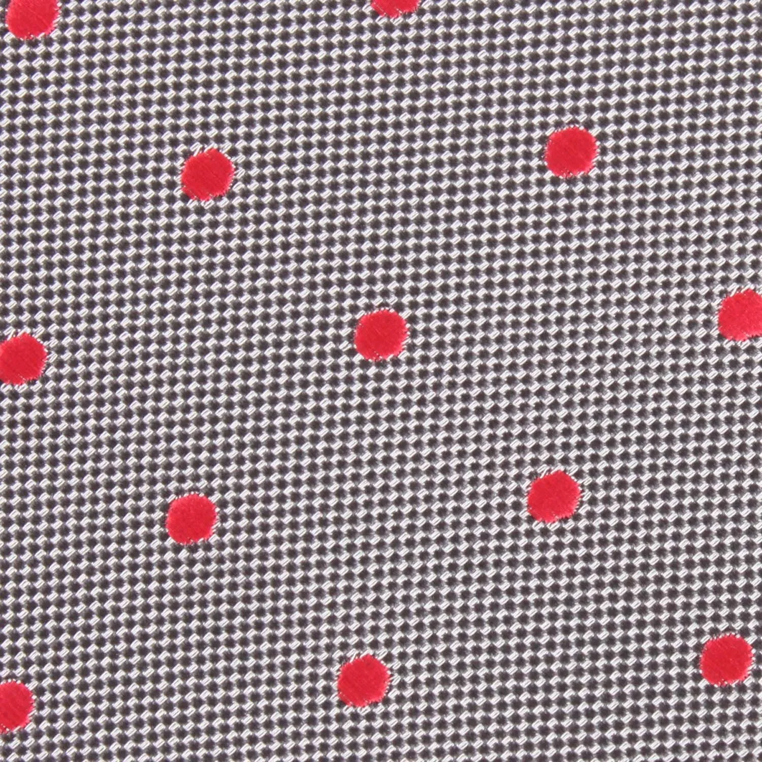 Grey with Hot Pink Polka Dots Pocket Square sold by OTAA product image thumbnail 2