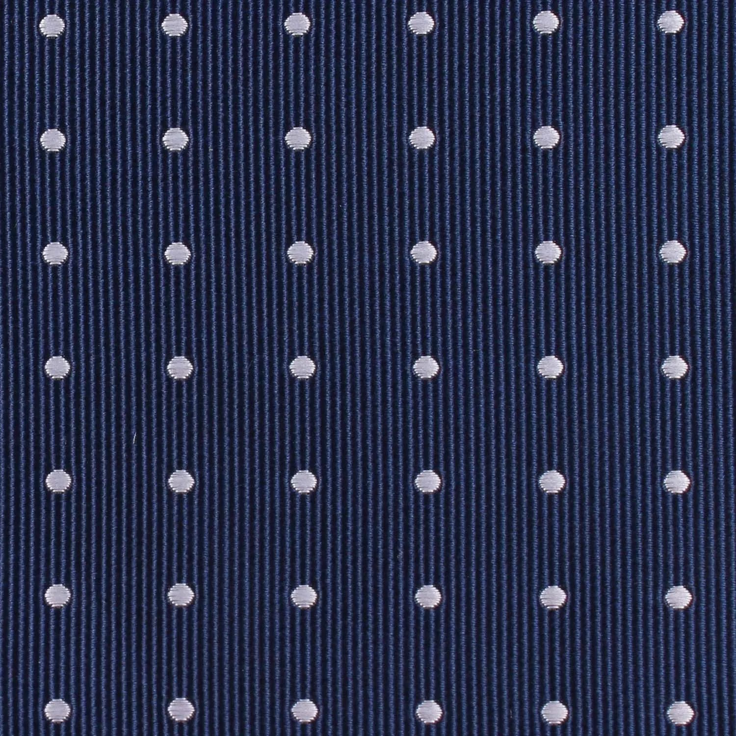 The OTAA Navy Blue with White Polka Dots Self Tie Diamond Tip Bow Tie sold by OTAA product image thumbnail 5