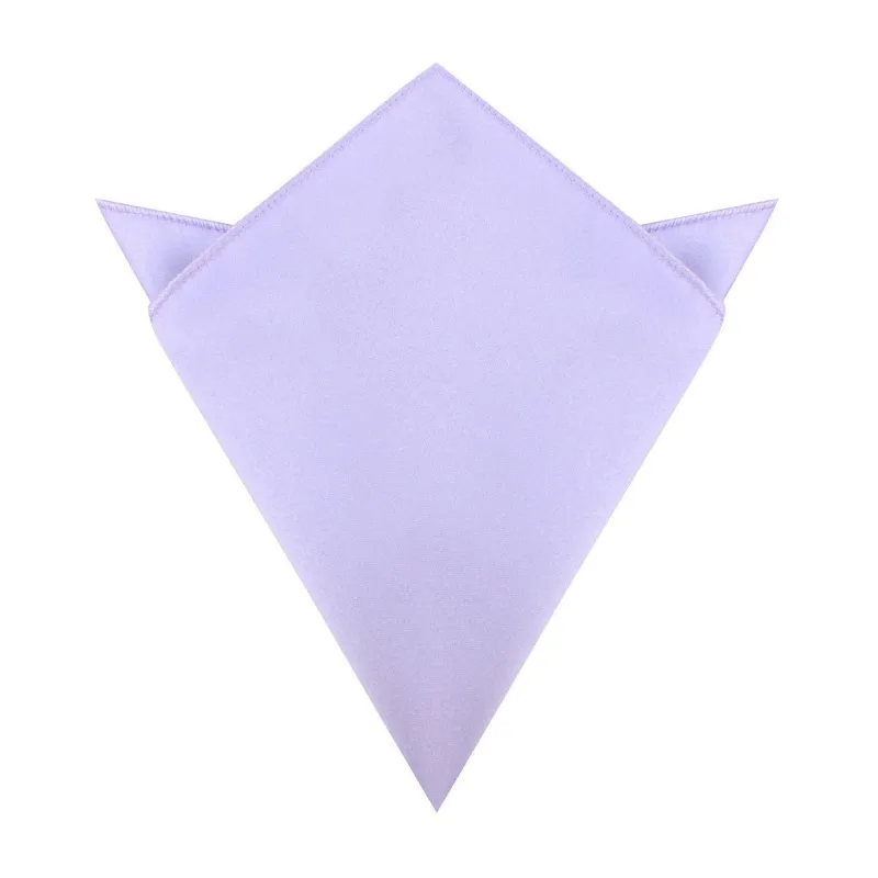 Lavender Purple Satin Pocket Square made by OTAA