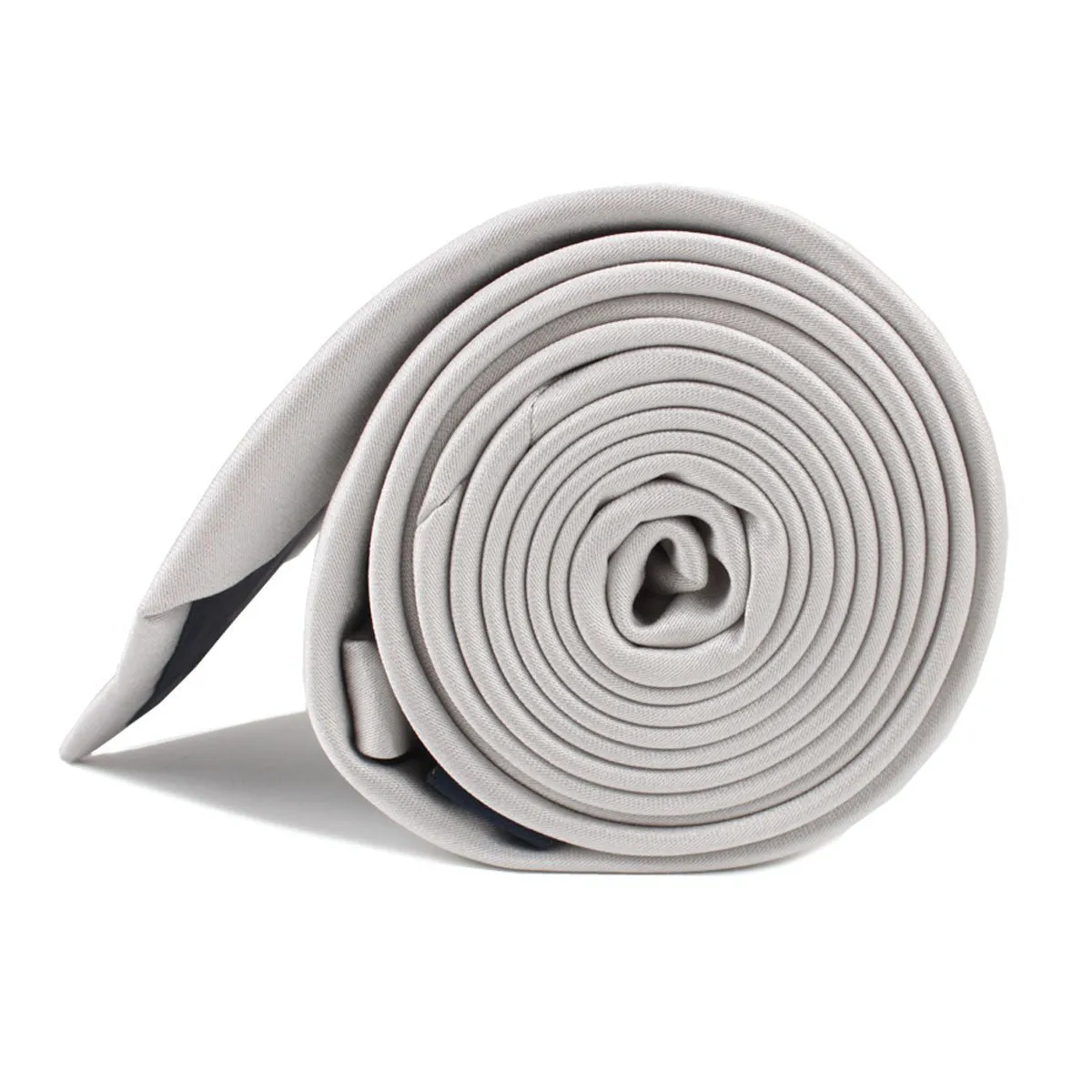 Light Grey Satin Skinny Tie sold by OTAA product image thumbnail 3