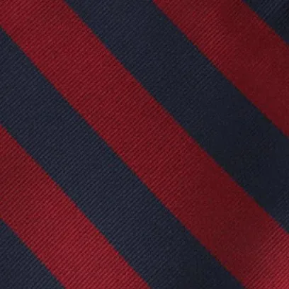 Burgundy & Navy Blue Stripes Self Bow Tie sold by OTAA product image thumbnail 3