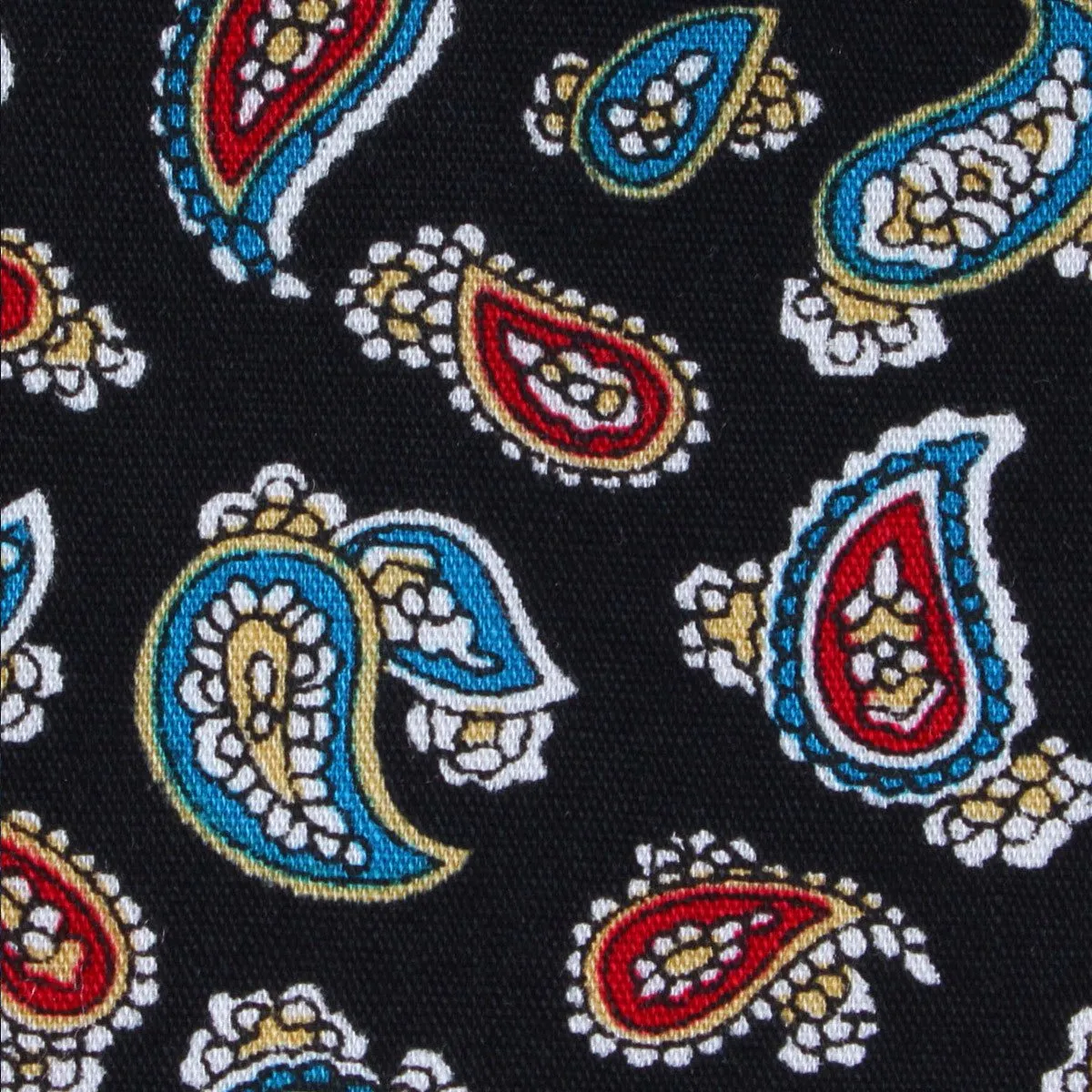 Black Twisted Teardrop Paisley Bow Tie sold by OTAA product image thumbnail 2