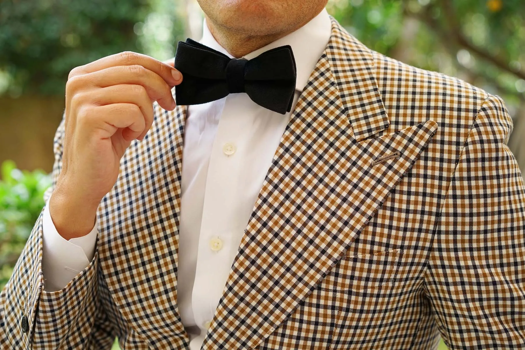 Bond Black Velvet Bow Tie sold by OTAA product image thumbnail 5
