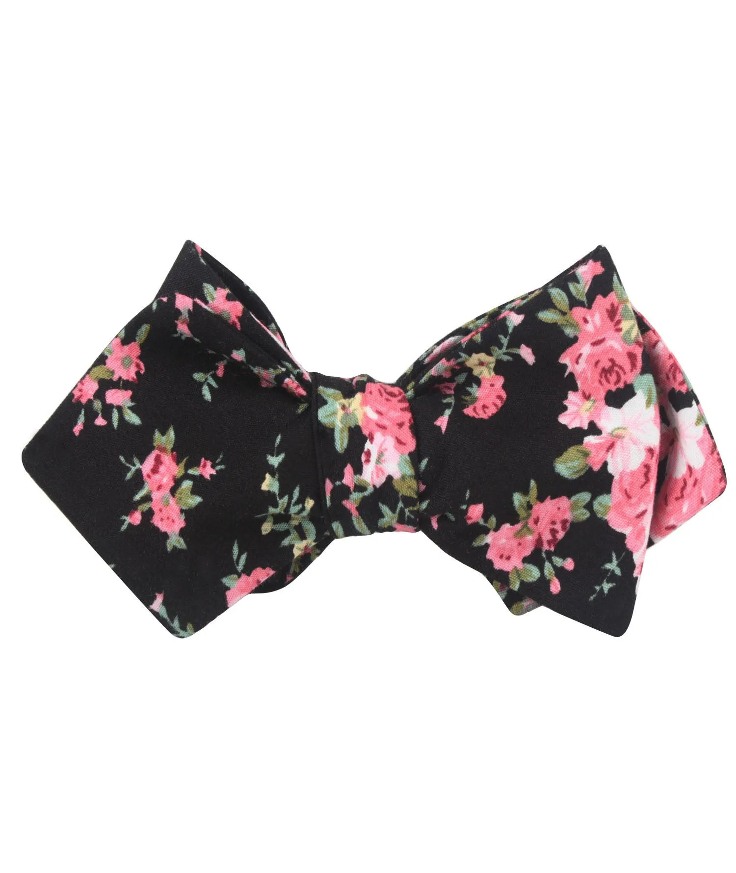 Carnation Floral Pink Diamond Self Bow Tie sold by OTAA product image thumbnail 2