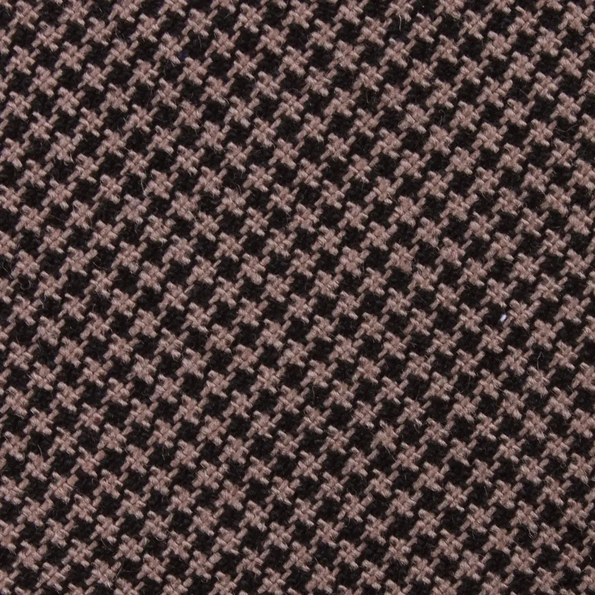 Khaki Black Houndstooth Blend Diamond Self Bow Tie sold by OTAA product image thumbnail 3