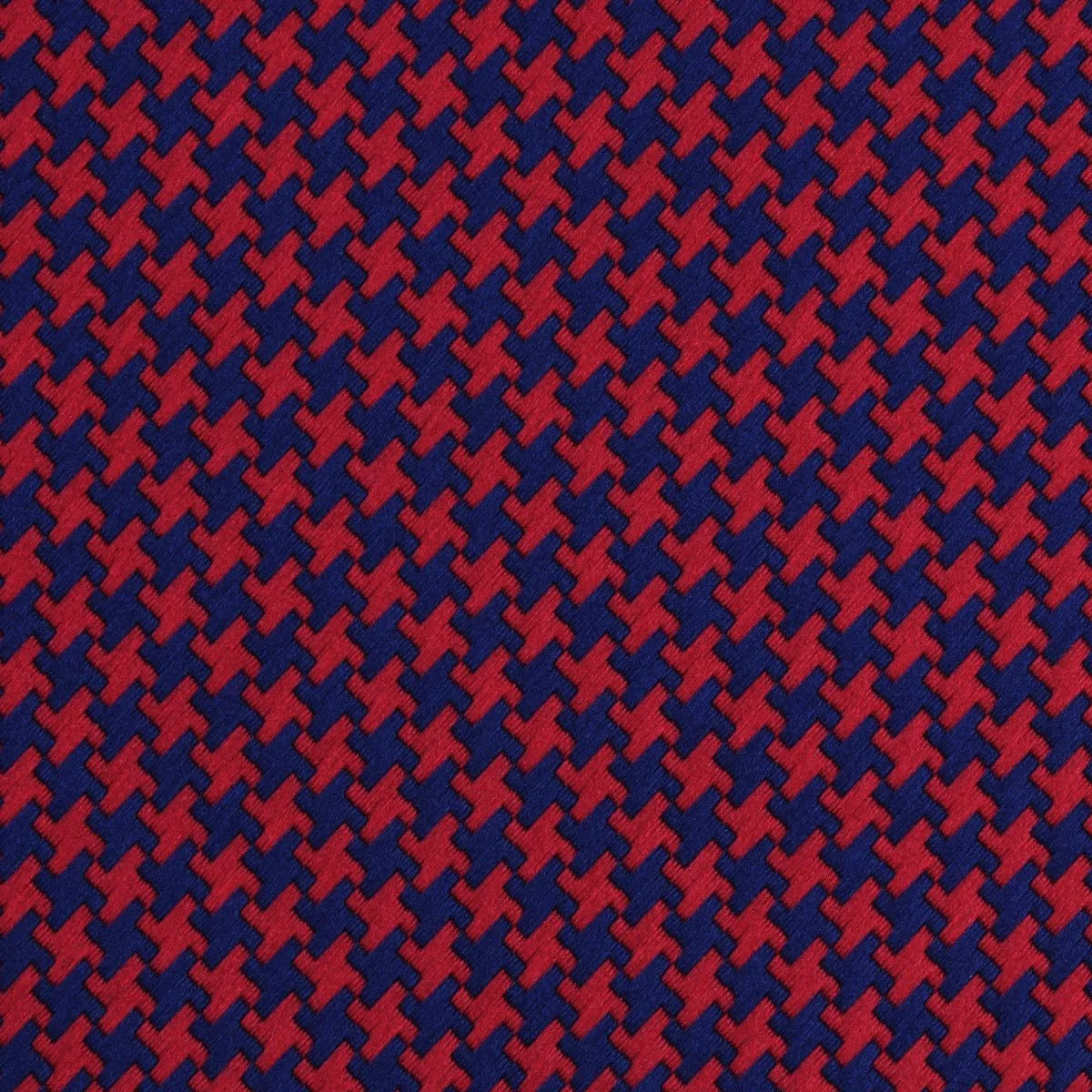 Scarlet Red Houndstooth Diamond Self Bow Tie sold by OTAA product image thumbnail 3